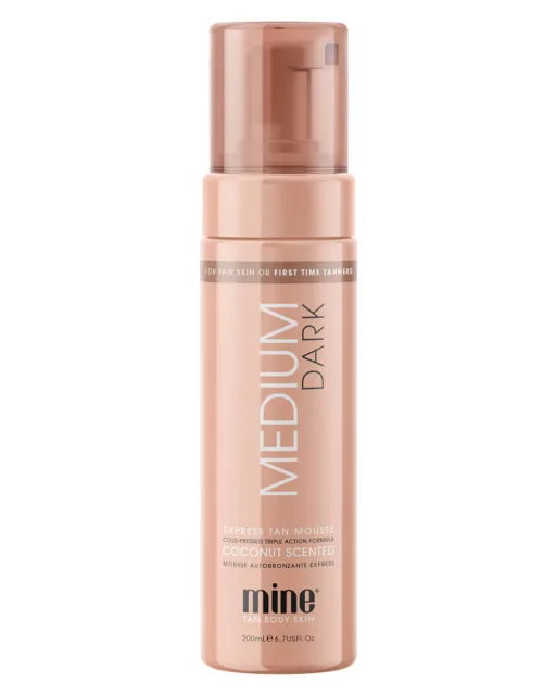 Minetan Medium Dark Self Tan Mousse