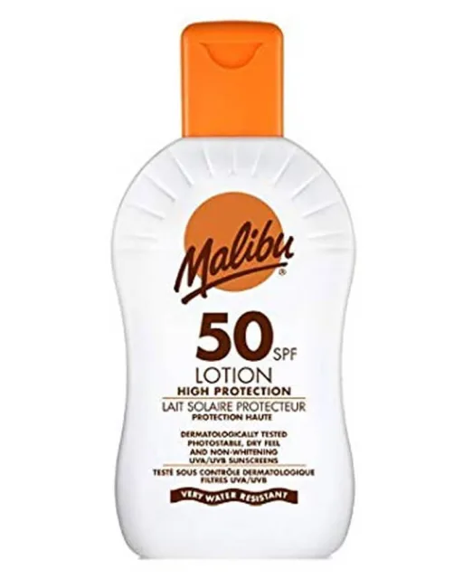 Malibu Sun Lotion SPF 50 Water Resistant