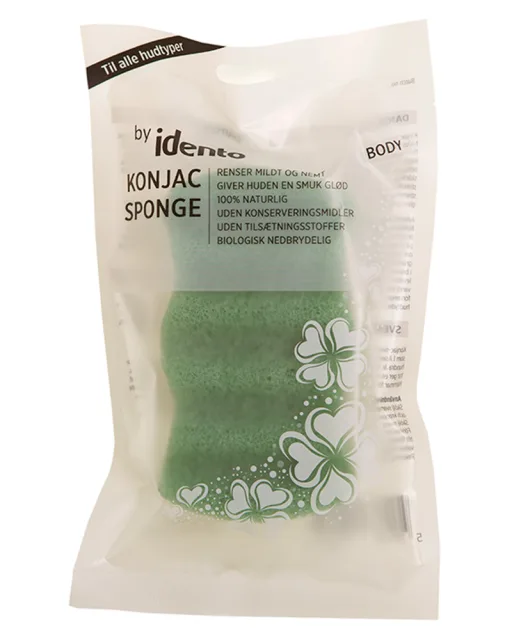 Idento Konjac Body Svamp Assorterede Farver