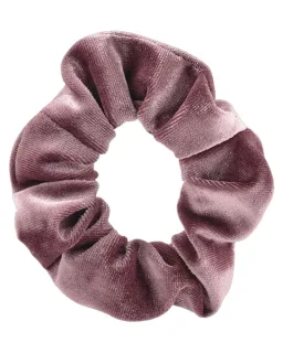 Yuaia Haircare Velour Scrunchies Rosa
