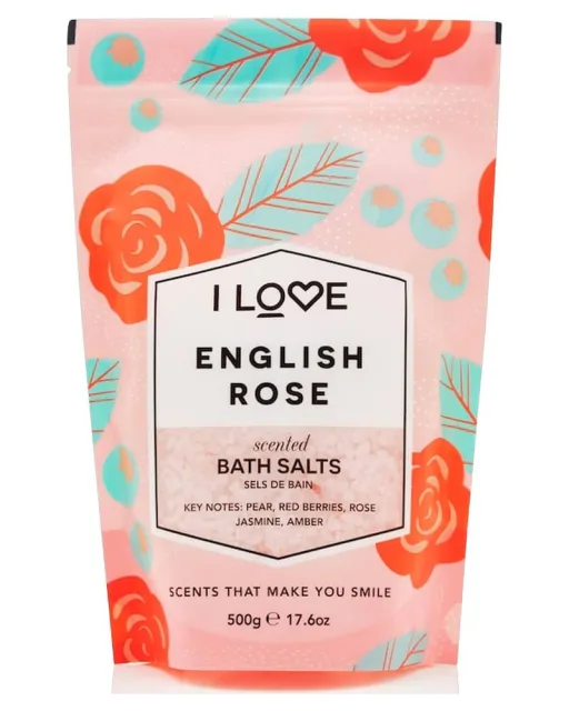 I Love... English Rose Scented Bath Salts