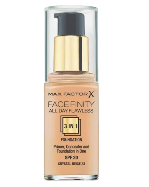 Max Factor Facefinity 3-in-1 Foundation Crystal Beige