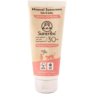 Suntribe Sun Care All Natural Mineral Kids Vanilla Sunscreen Spf 30
