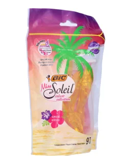 BIC Miss Soleil Colour Collection women's disposable razors