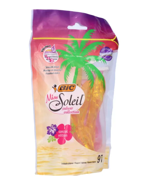 BIC Miss Soleil Colour Collection women's disposable razors