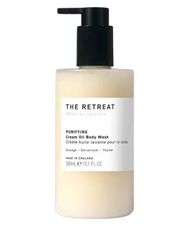 The Retreat Crystal Infused Purifying Cream Oil Body Wash