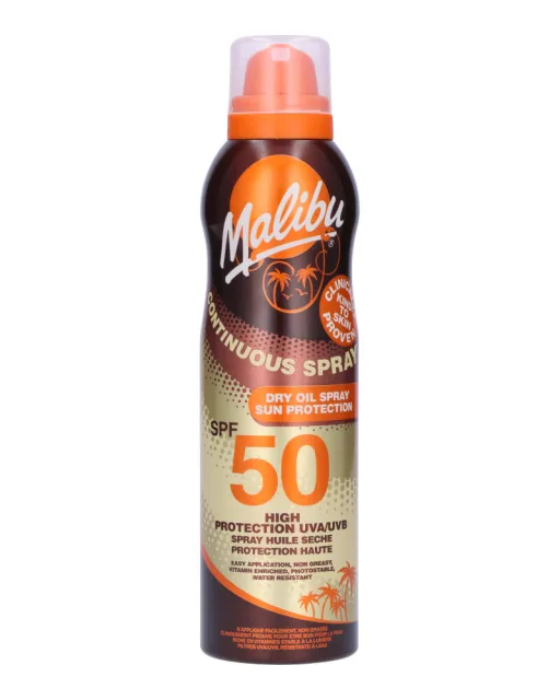 Malibu Continuous Dry Oil Sun Spray SPF 50
