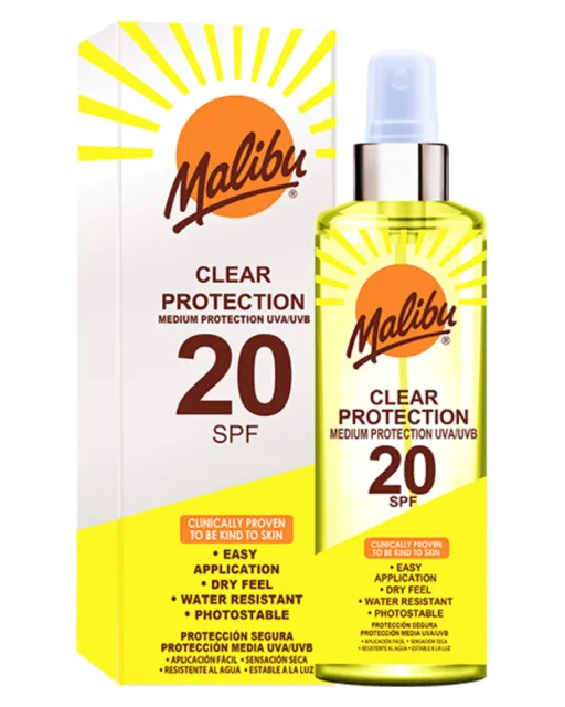 Malibu Clear Protection Sun Spray SPF 20