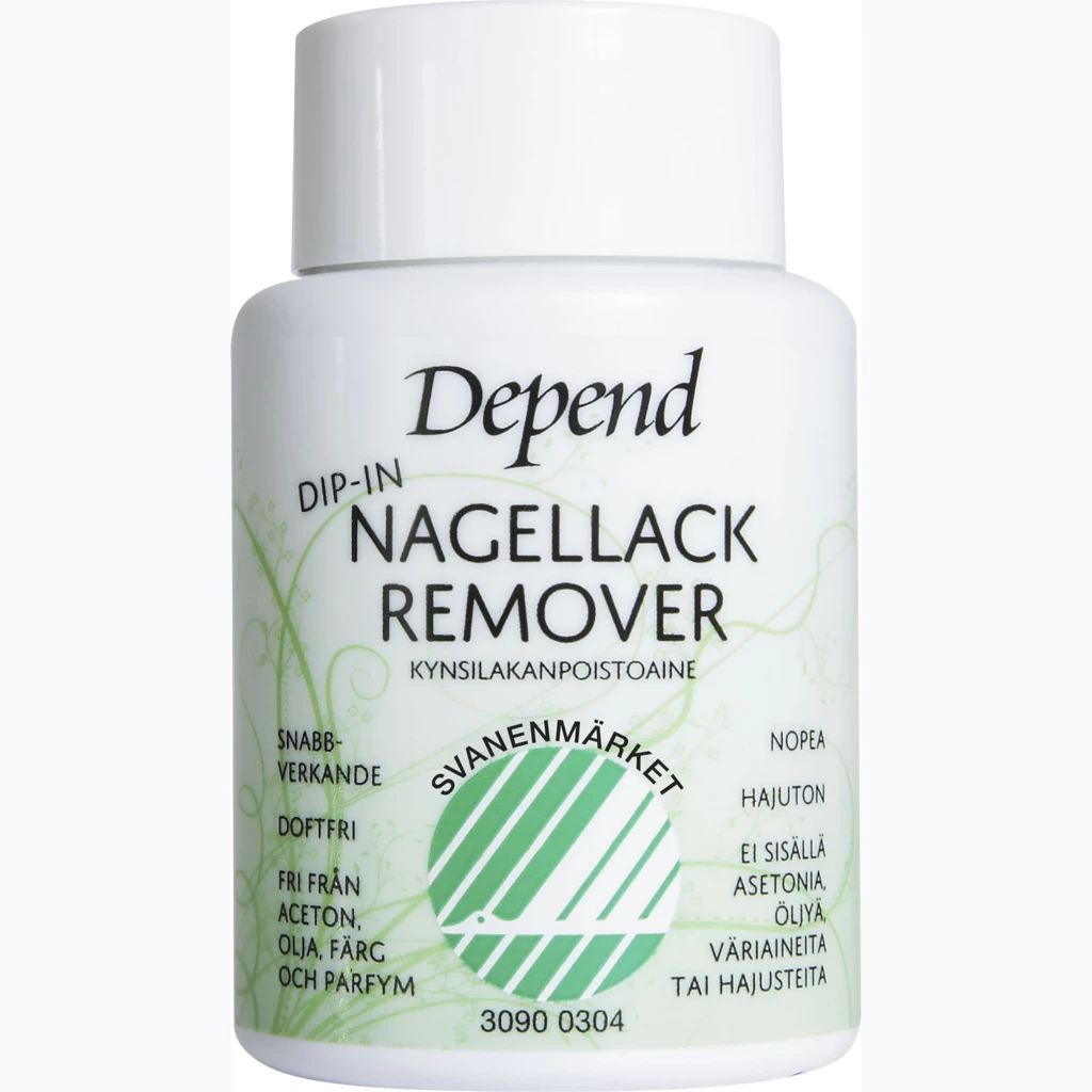 Depend Ecolabelled Svanen Remover Dip-In - 75 ml