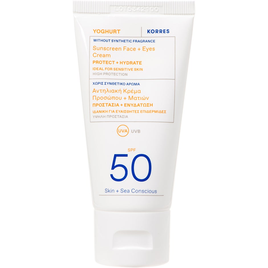 KORRES Yoghurt Face + Eyes Sunscreen SPF 50 50 ml