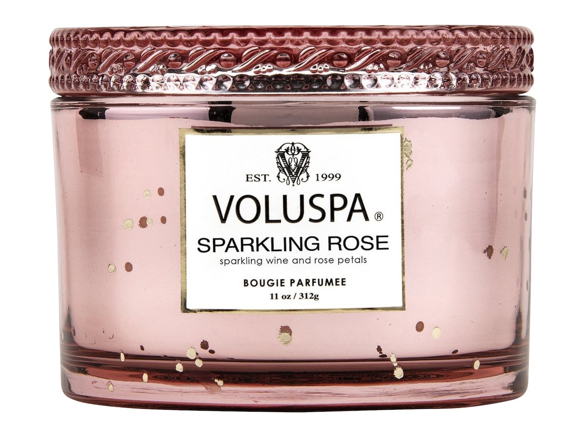 Voluspa Sparkling Rose  Boxed Corta Maison Glass Candle - 312 g