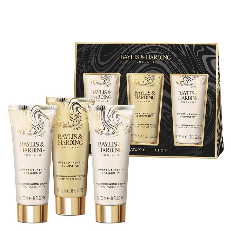 Baylis & Harding Sweet Mandarin & Grapefruit Hand Cream Trio Set - 150 ml