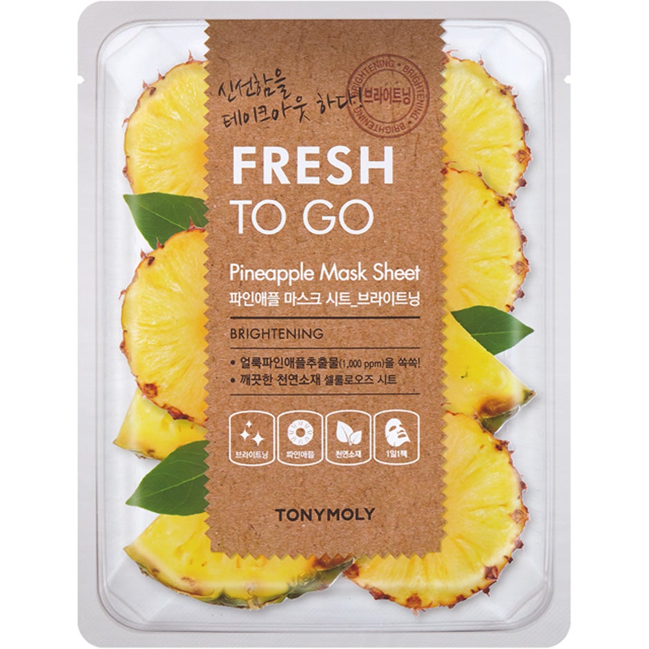 Tonymoly Fresh To Go Pineapple Mask Sheet 22 g