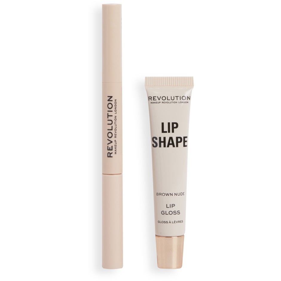 Makeup Revolution Lip Shape Kit Brown Nude - 10,5 ml