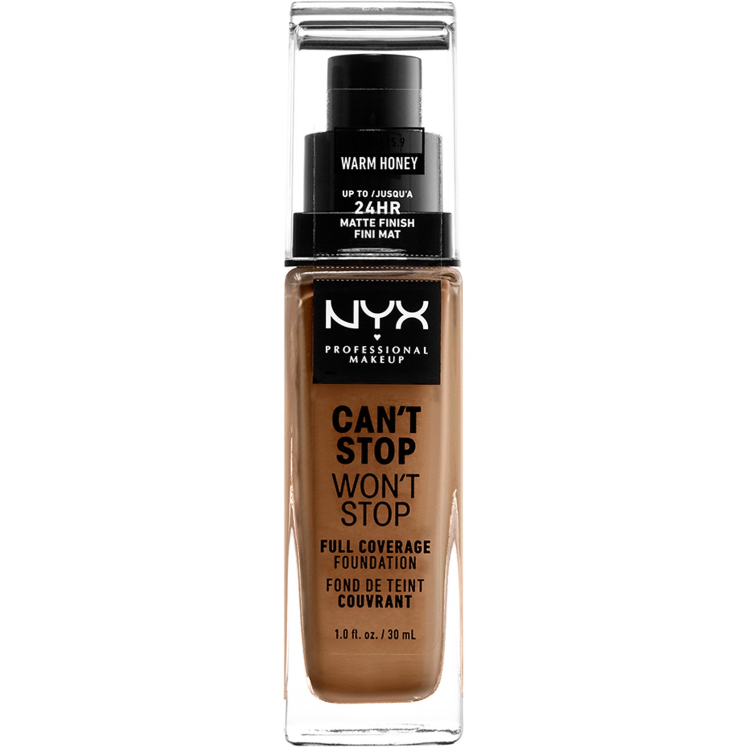 NYX Professional Makeup Can't Stop Won't Stop Foundation Warm honey - 30 ml