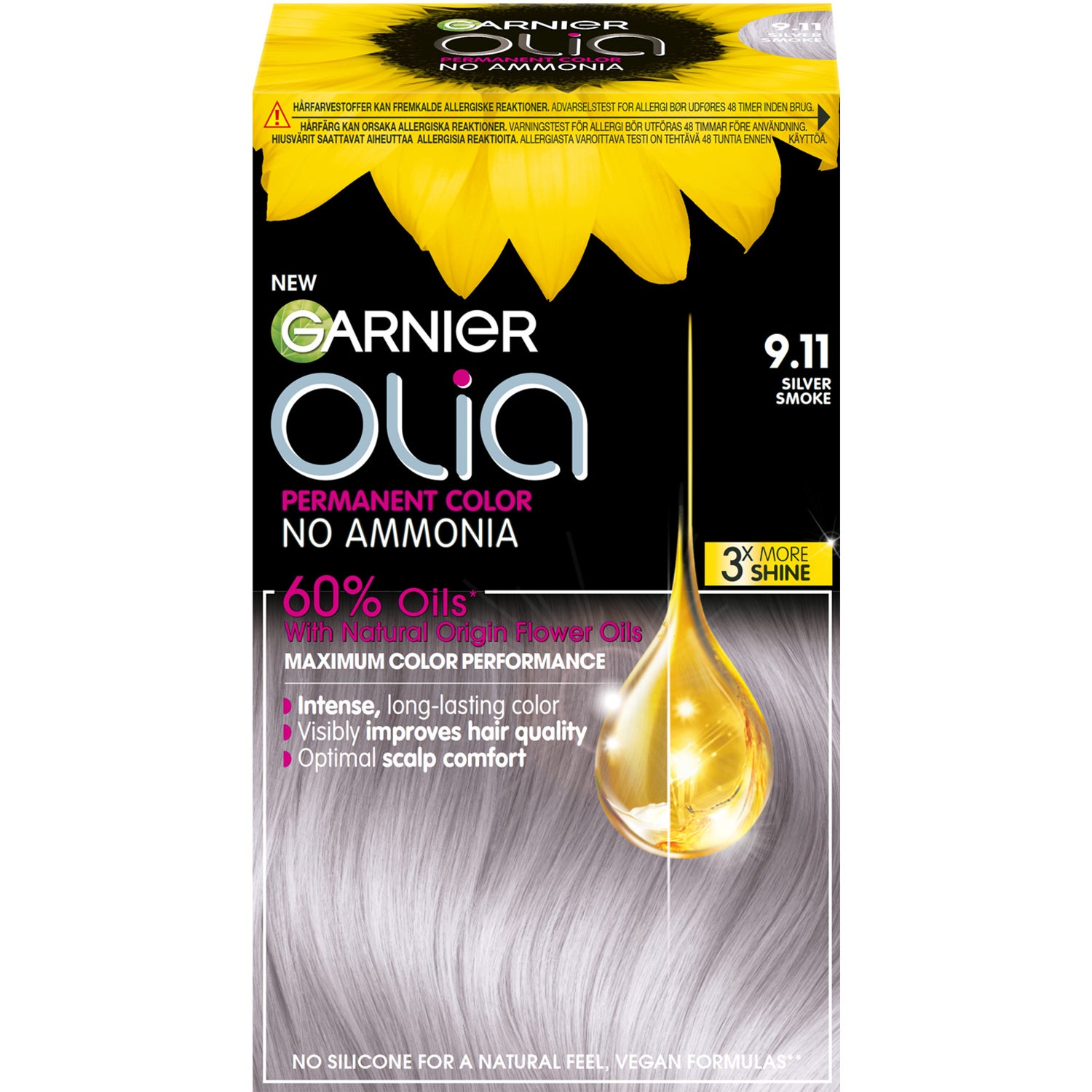 Garnier Olia 9.11 Silver Smoke 1 pcs