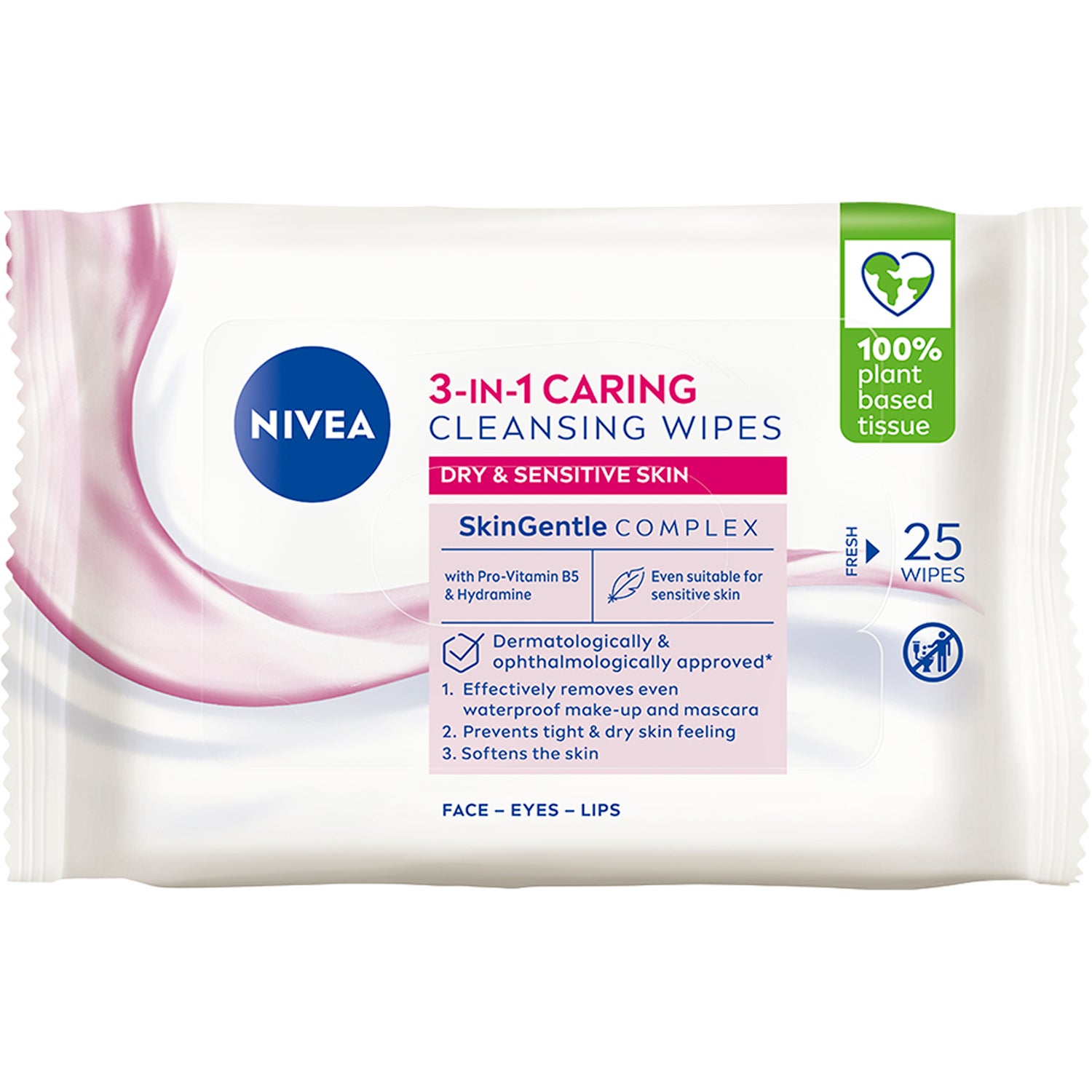 NIVEA Gentle Cleansing Wipes 25 pcs - ml 200