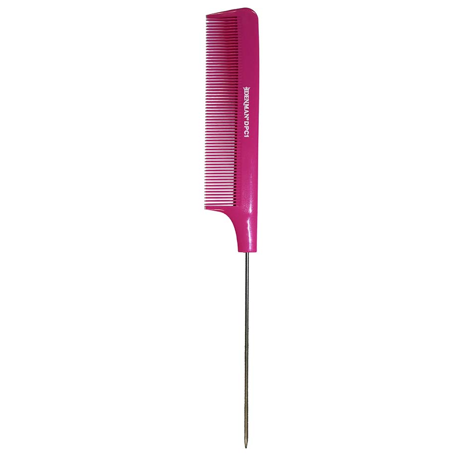 Denman DPC1 Pin Tail Comb Pink pcs 1