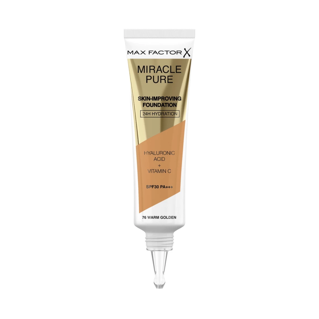 Max Factor Miracle Pure Foundation 76 Warm Golden - 30 ml