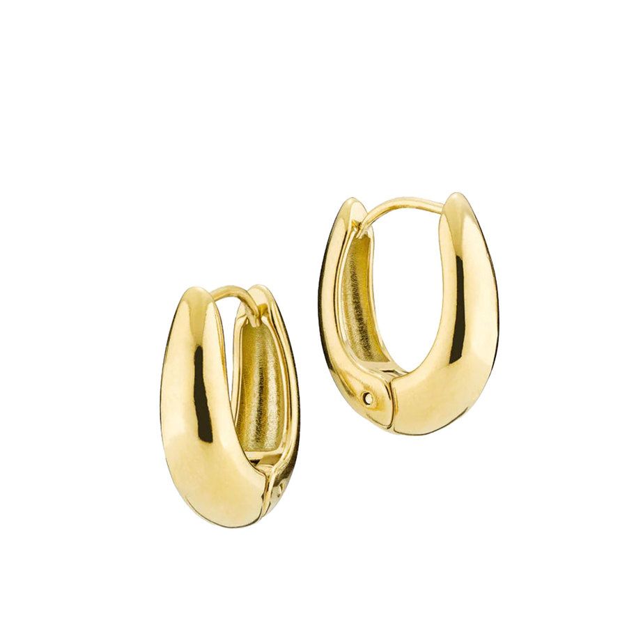 Sistie2ND Maya Earrings Gold Plated 20 mm