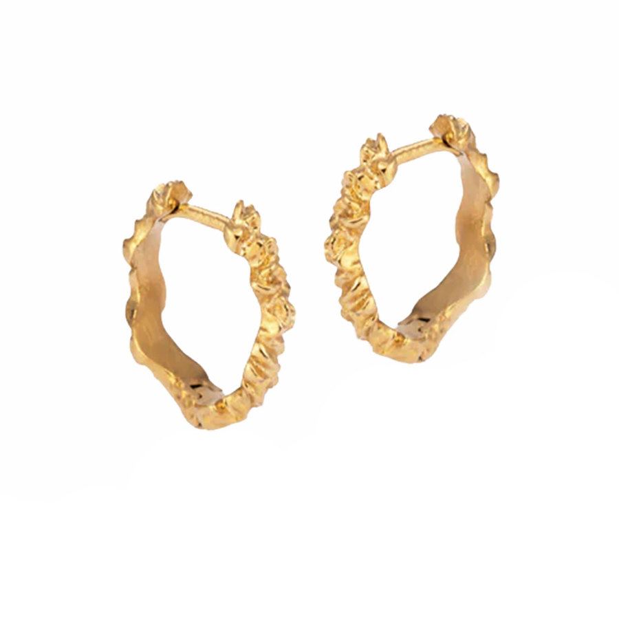 Sistie2ND Loops Creoles Gold Plated 12 mm