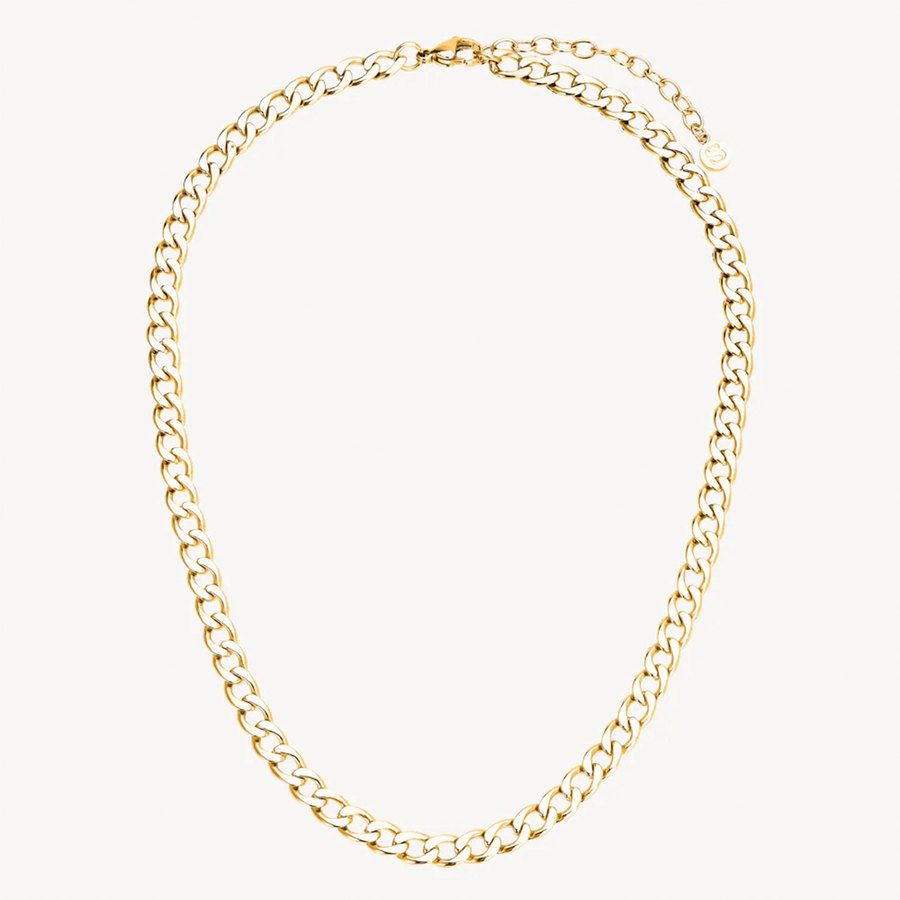 Sistie2ND Panzer Necklace Gold Plated 42 cm