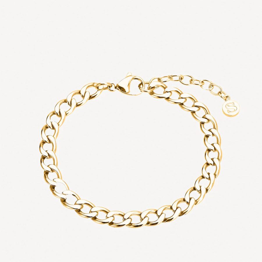 Sistie2ND Panzer Bracelet Gold Plated 17 cm