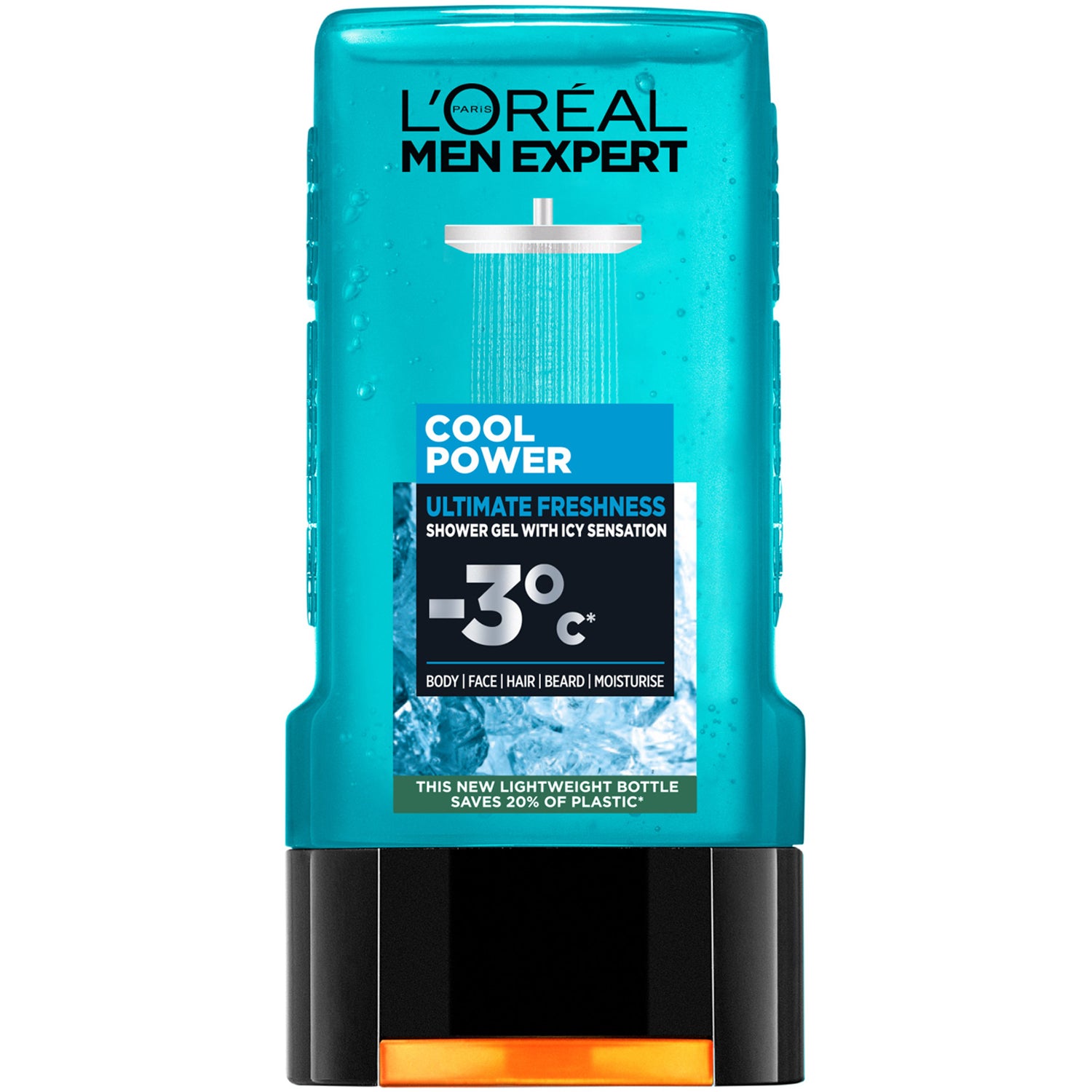 L'Oréal Paris Men Expert Shower Gel Cool Power Ultimate Freshness with Ice Technology - 300 ml