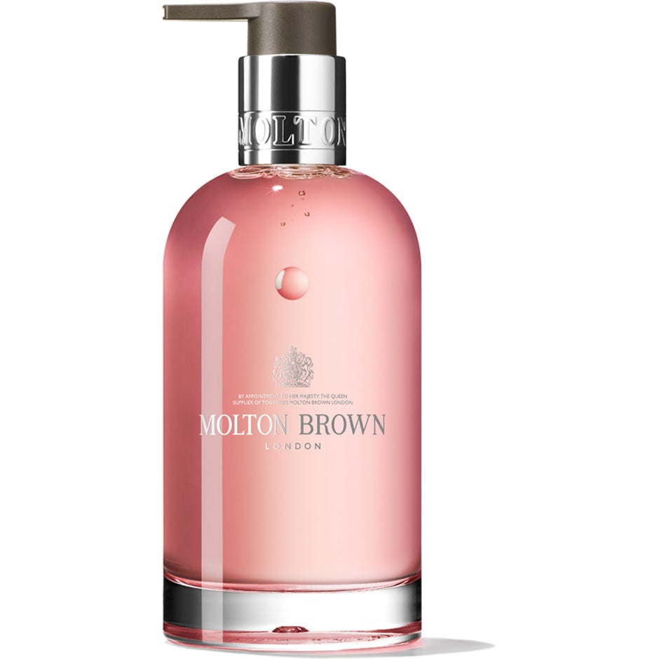 Molton Brown Delicious Rhubarb & Rose Fine Liquid Hand Wash Glass Bottle 200 ml