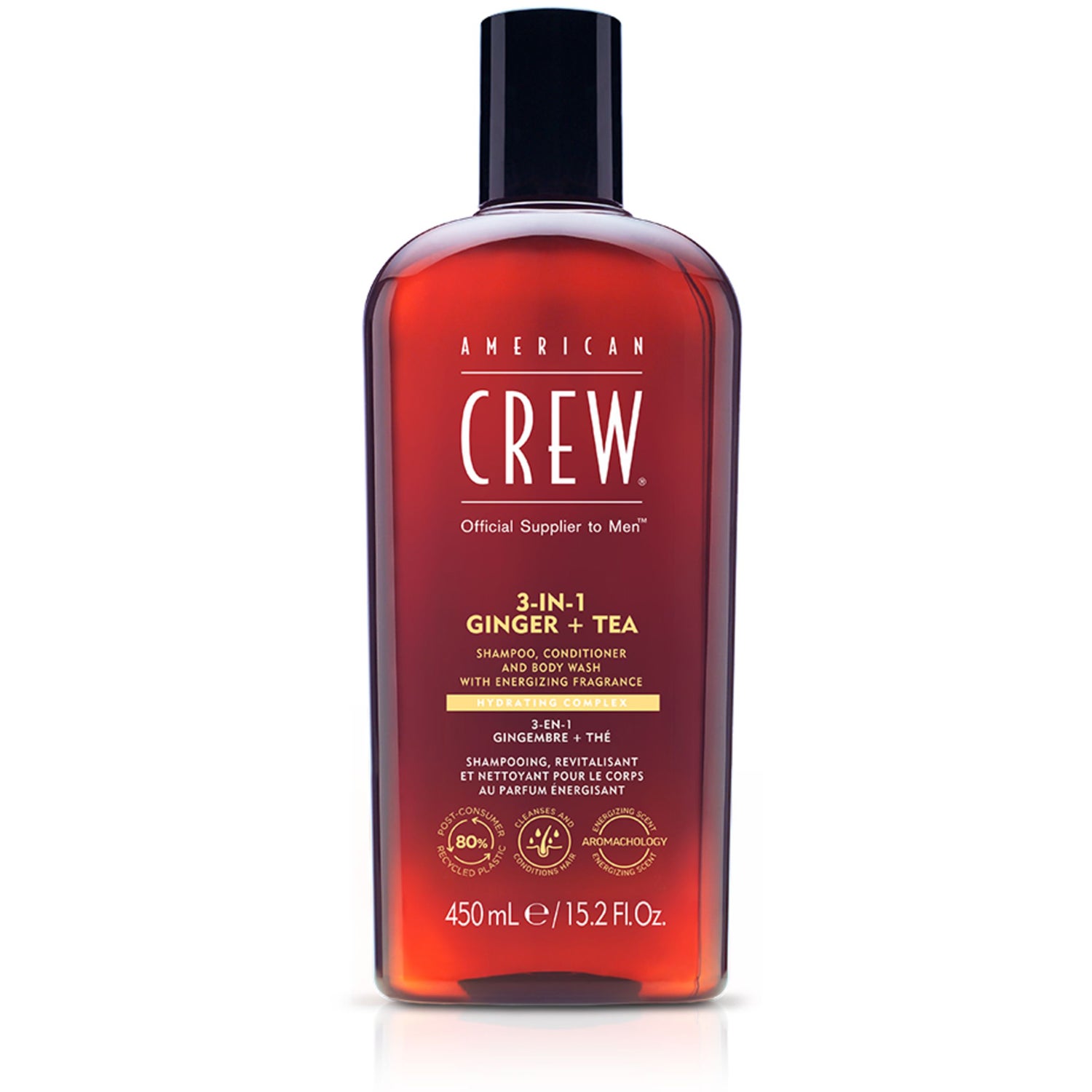 American Crew Hair&Body 3-in-1 Ginger+Tea - 450 ml