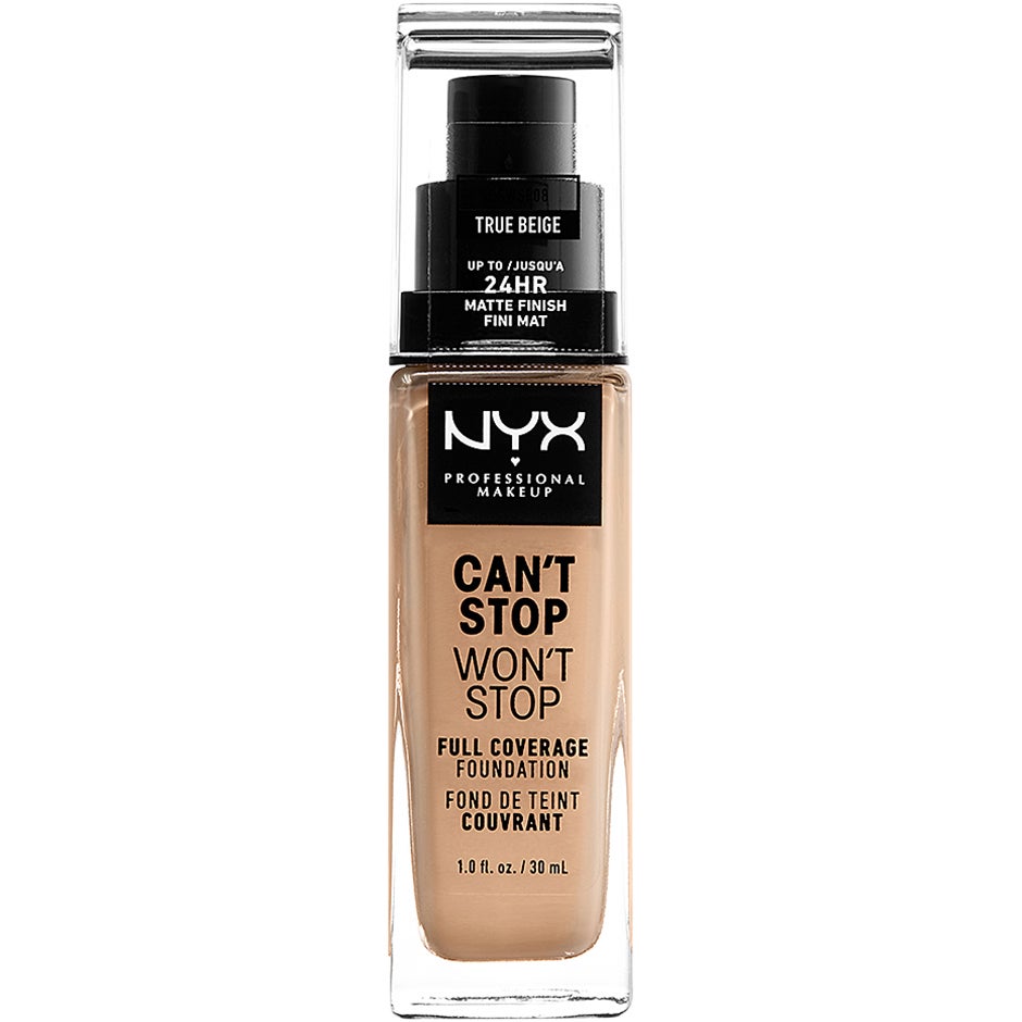 NYX Professional Makeup Can't Stop Won't Stop Foundation True beige - 30 ml