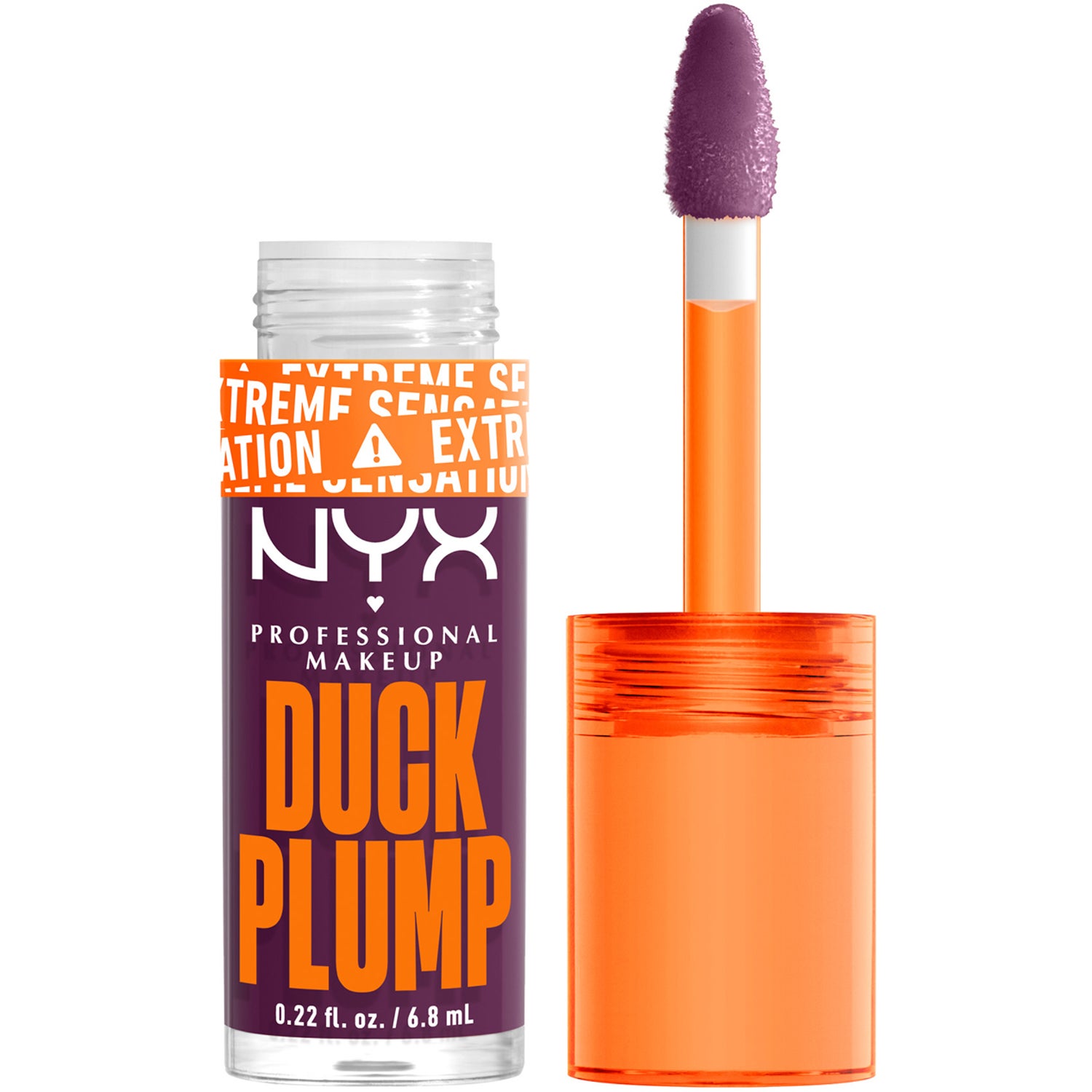 NYX Professional Makeup Duck Plump Lip Lacquer 17 Pure Plum-P - 7 ml