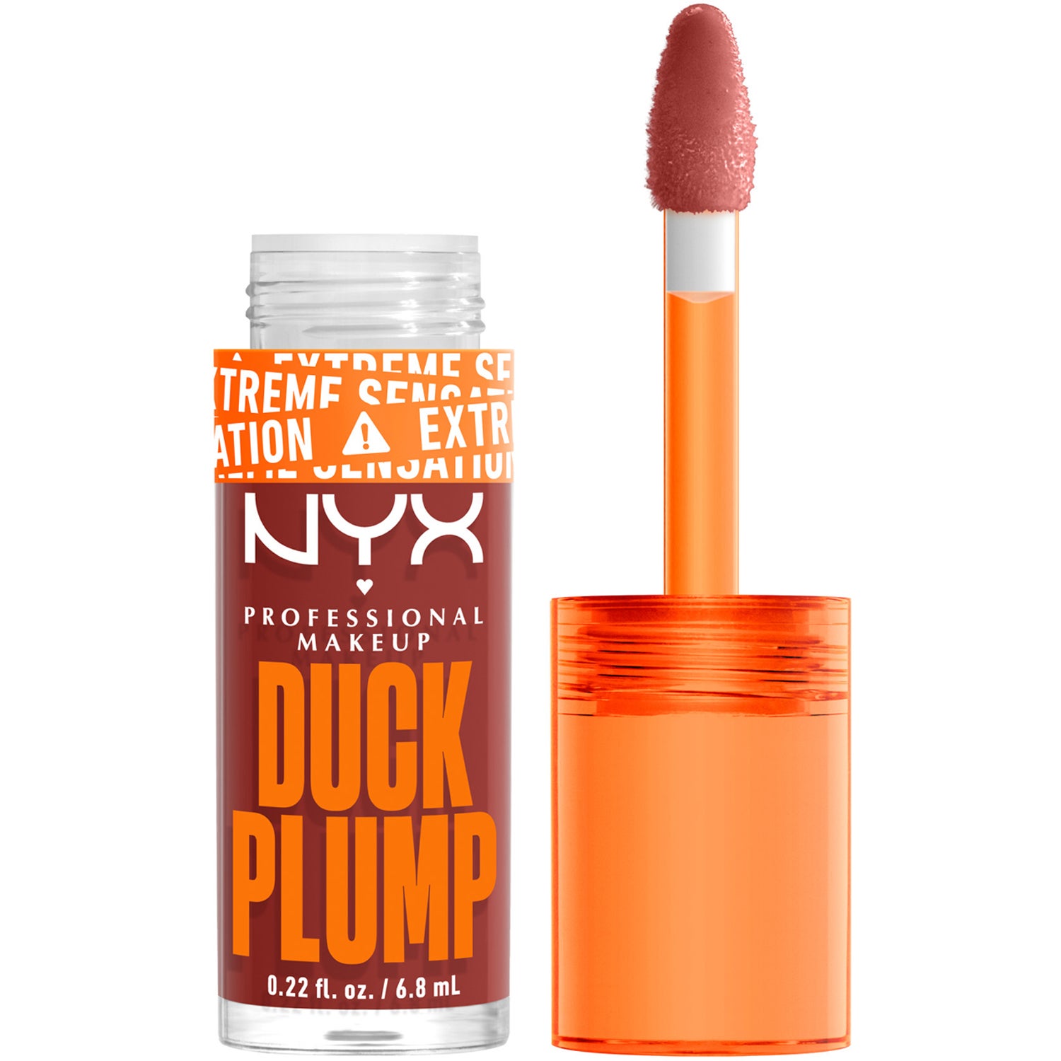 NYX Professional Makeup Duck Plump Lip Lacquer 06 Brick Of Time - 7 ml