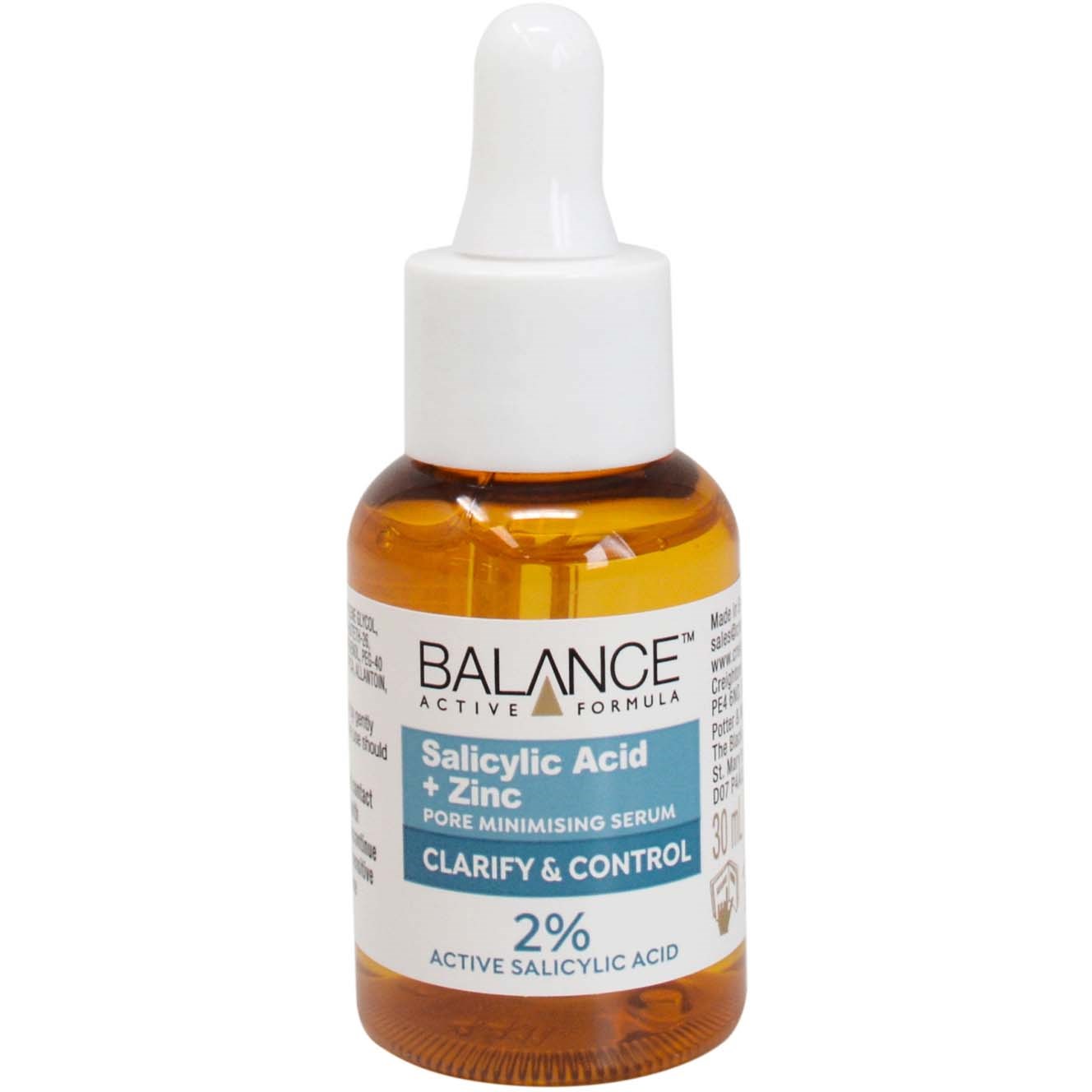 Balance Active Formula Salicylic Acid + Zinc Pore Minimising Serum 30