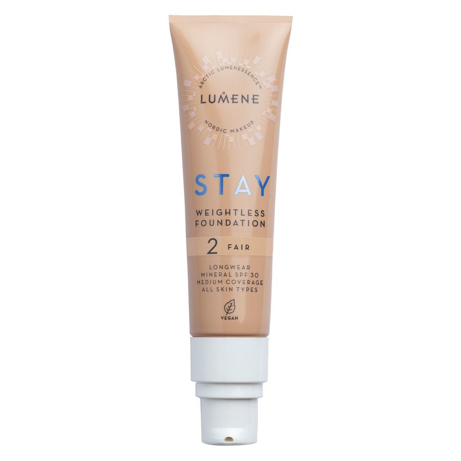 Lumene Stay Weightless Foundation SPF30 30 ml ─ 2 Fair