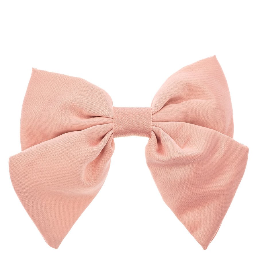 DARK Satin Bow Hair Clip Rose