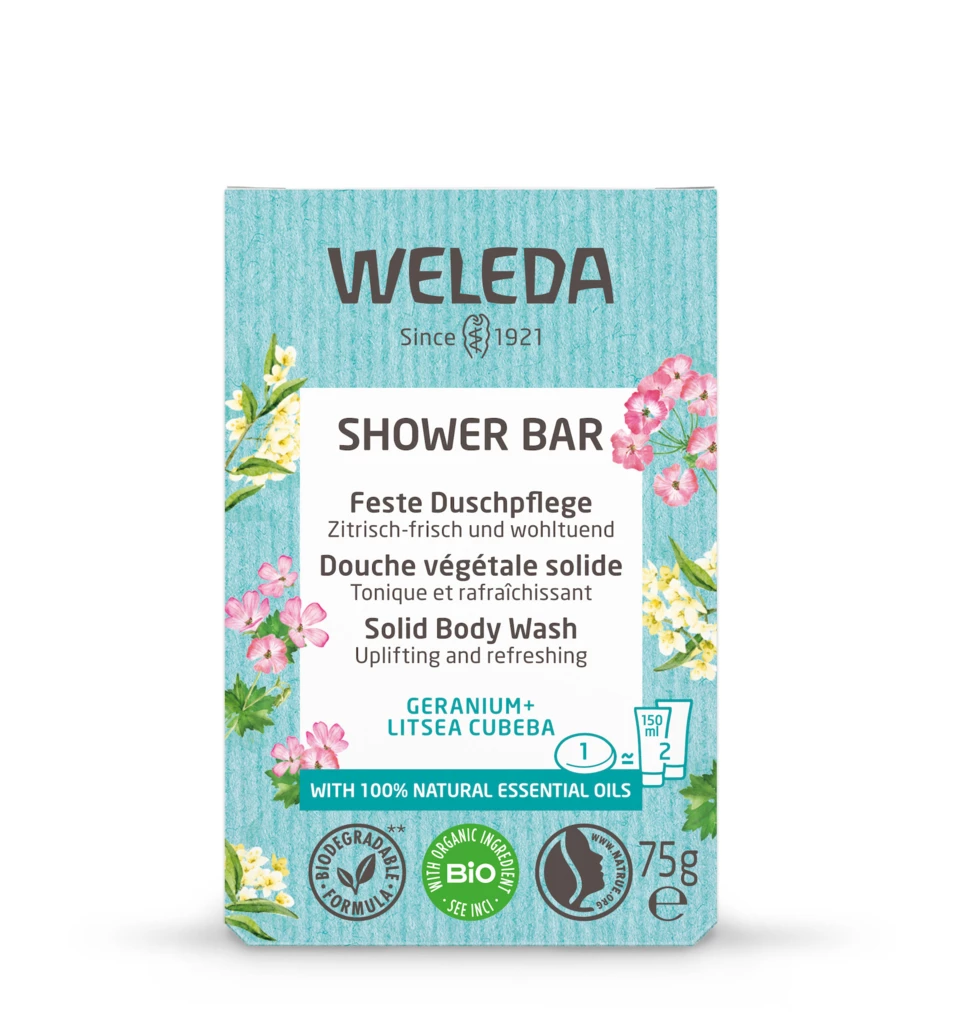 Weleda Shower Bar Geranium - 75 g