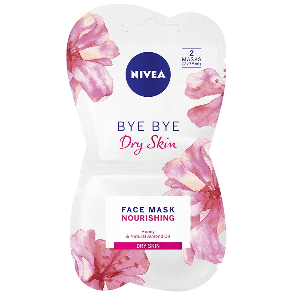 NIVEA Bye Bye Dry Skin Nourishing Face Mask 2 pcs - 15 ml