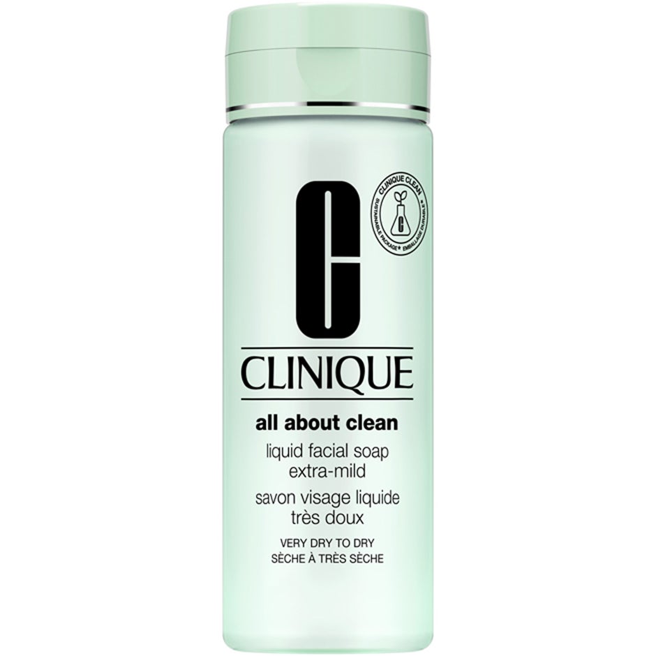 Clinique All About Clean Liquid Facial Soap Extra-Mild Very dry/dry skin - 200 ml