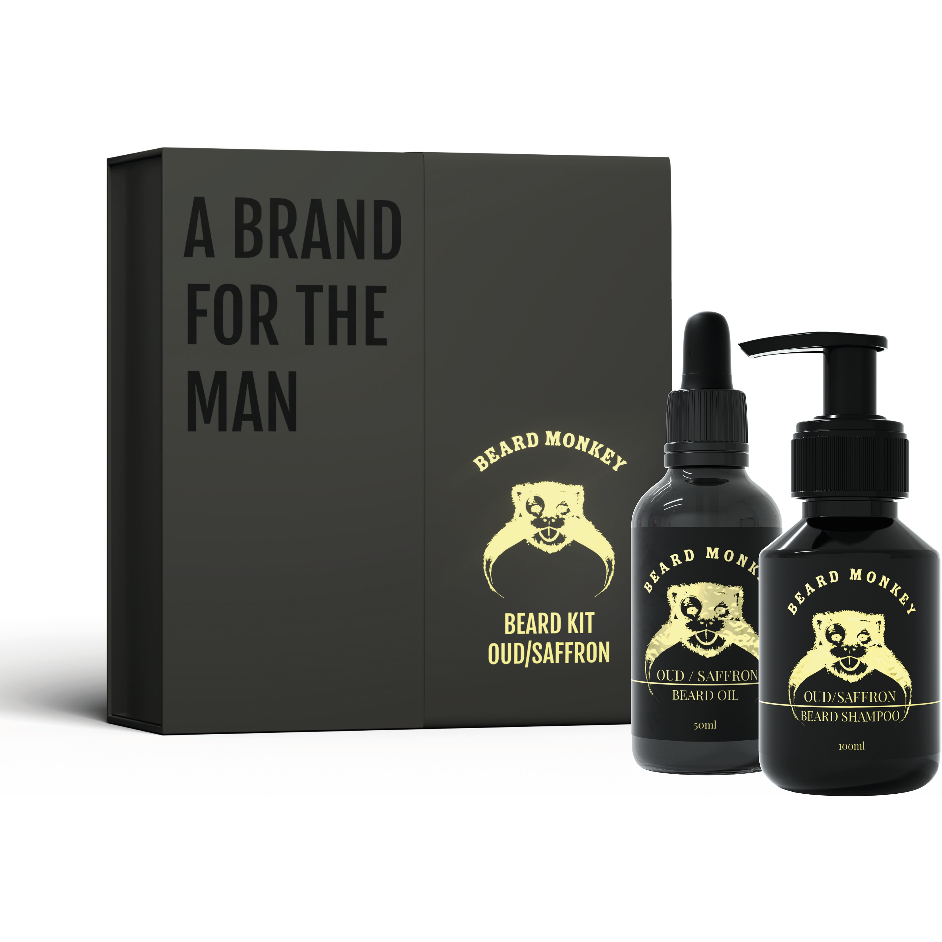 Beard Monkey Oud & Saffron Gift Set