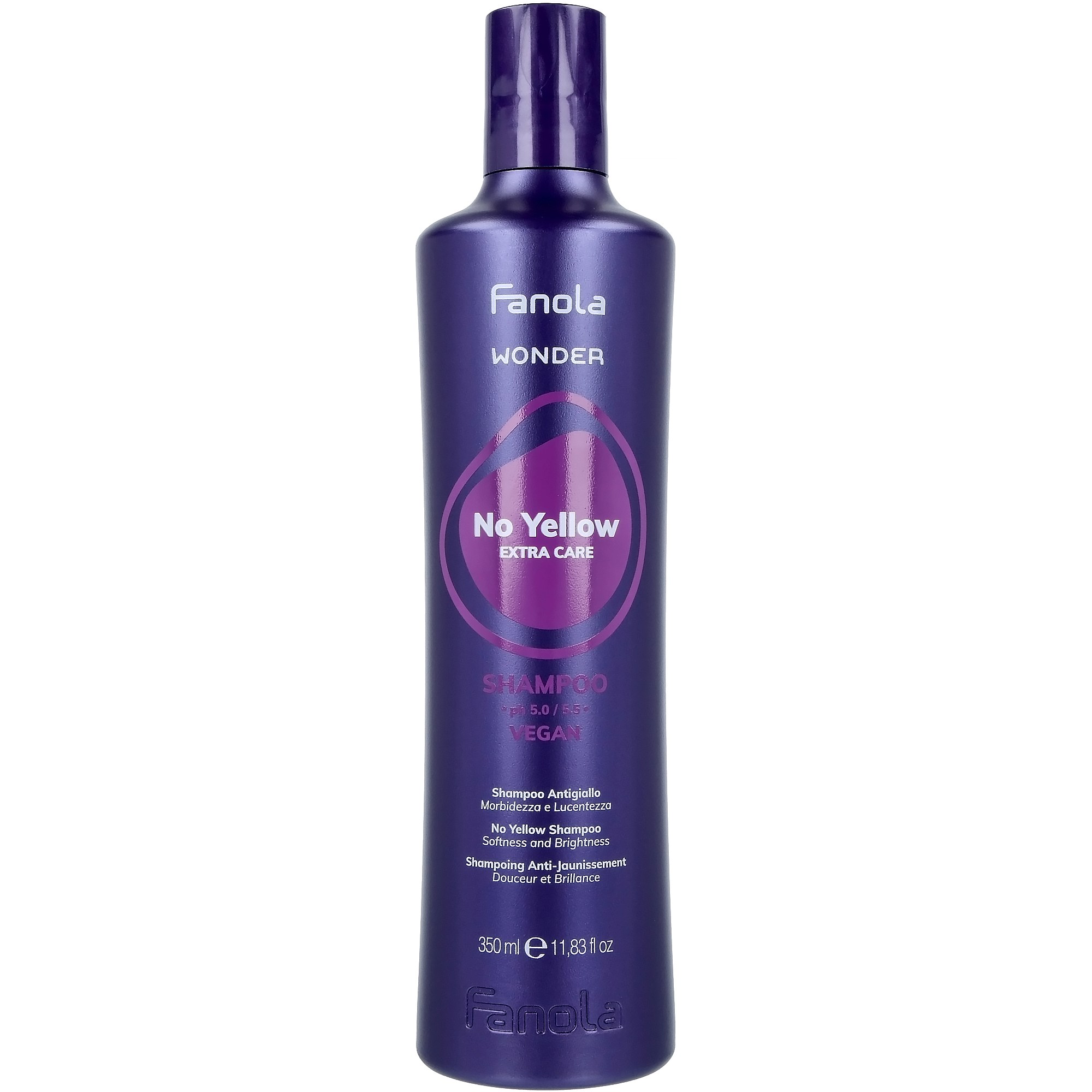 Fanola Wonder No Yellow Shampoo Softness And Shine 350 ml