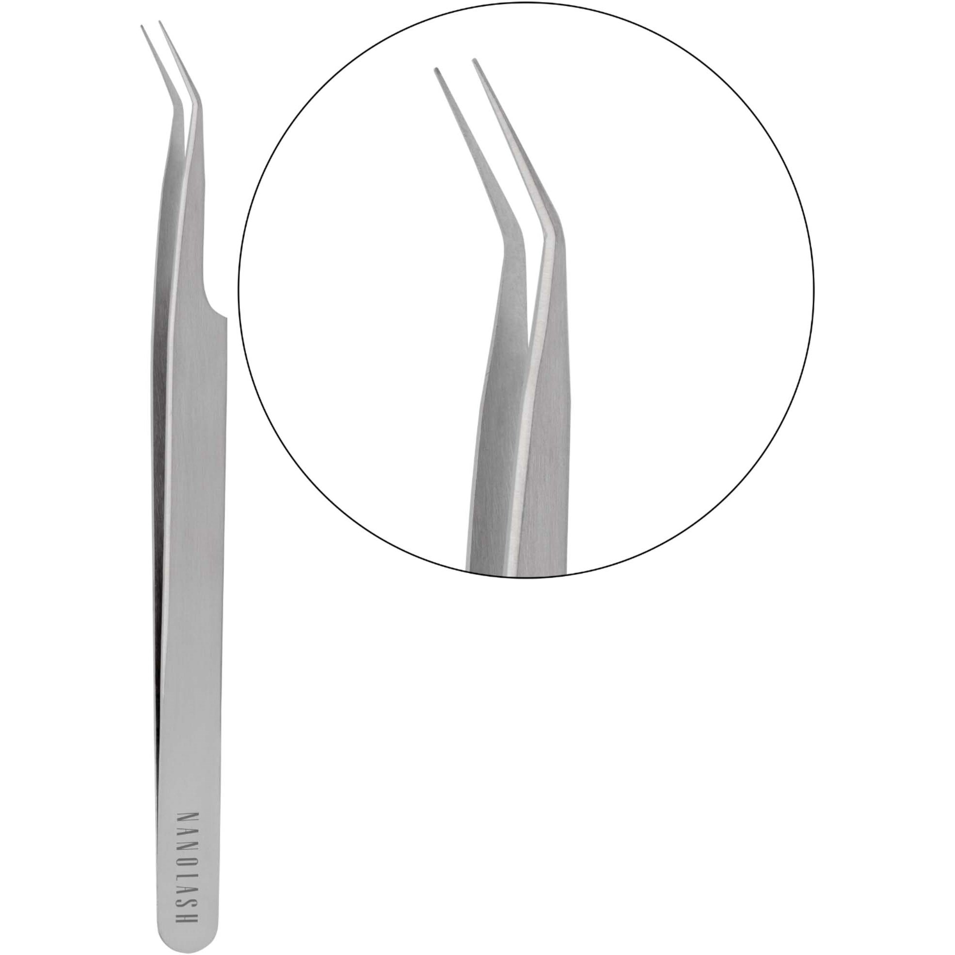 Nanolash Eyelash Tweezers Curved