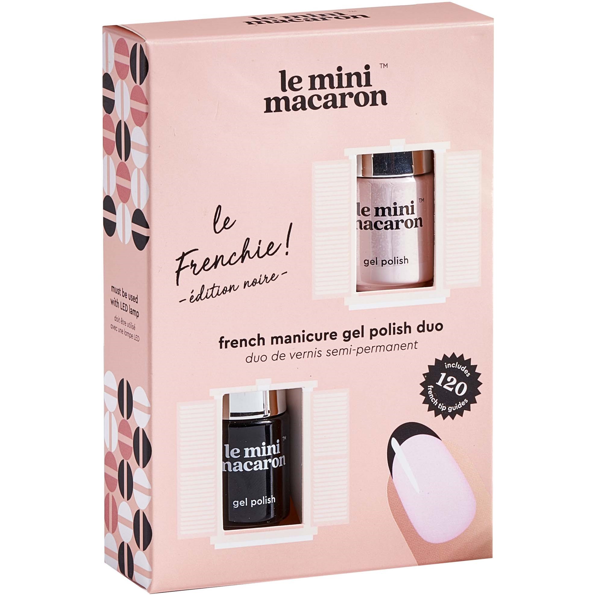 Le Mini Macaron French Manicure Set Le Frenchie Noire Edition