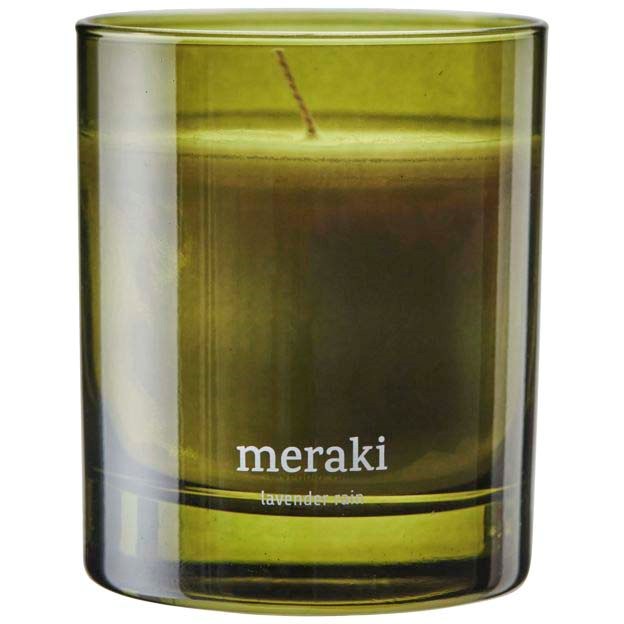 Meraki Lavender Rain Scented Candle  Medium