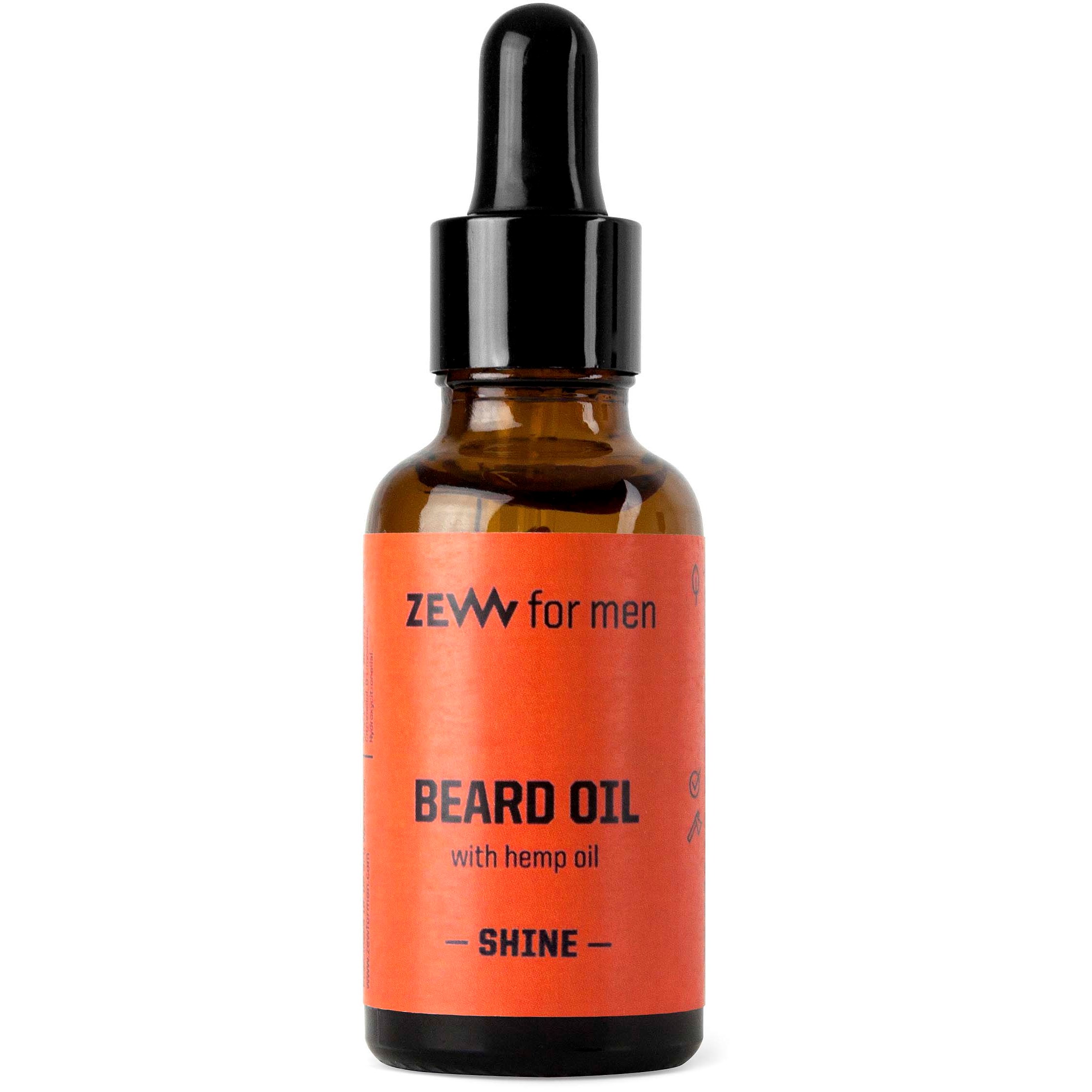 ZEW for Men Beard Oil with hemp oil shine 30 ml