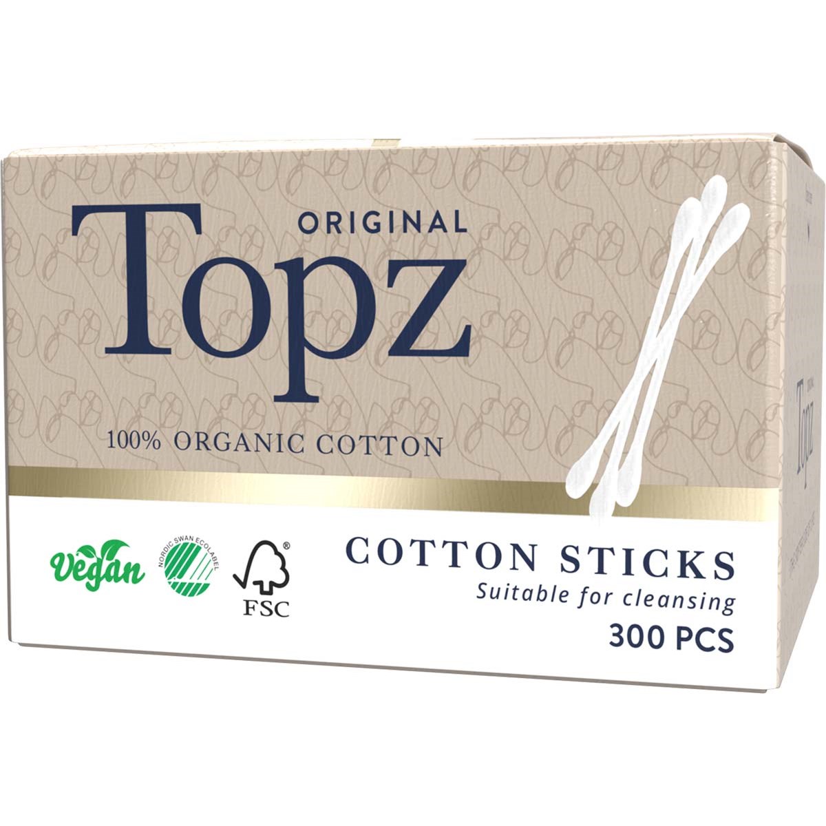 Topz Premium Cotton Sticks 300 st