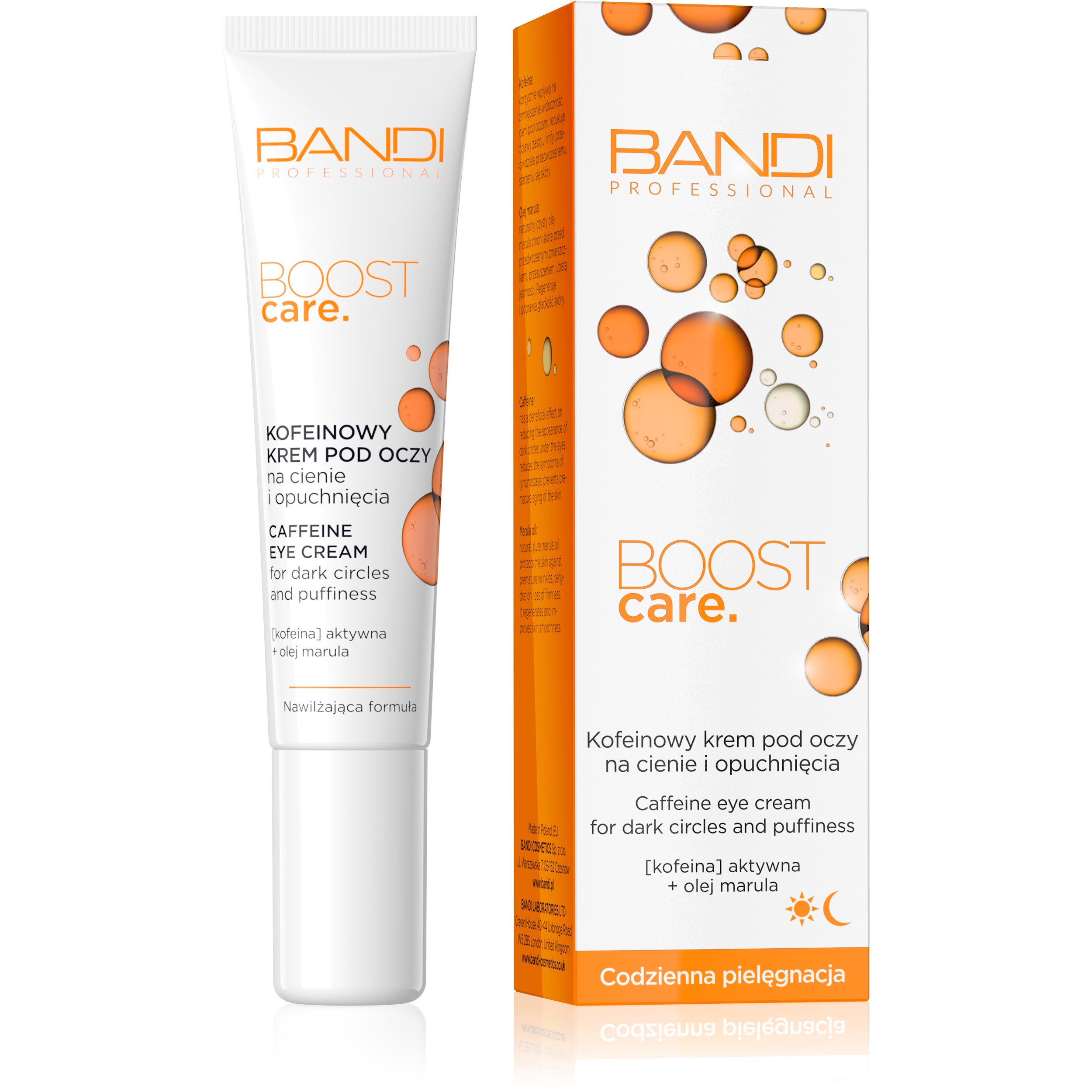 Bandi Boost Care Anti -puffiness caffeine eye cream for dark circles 1