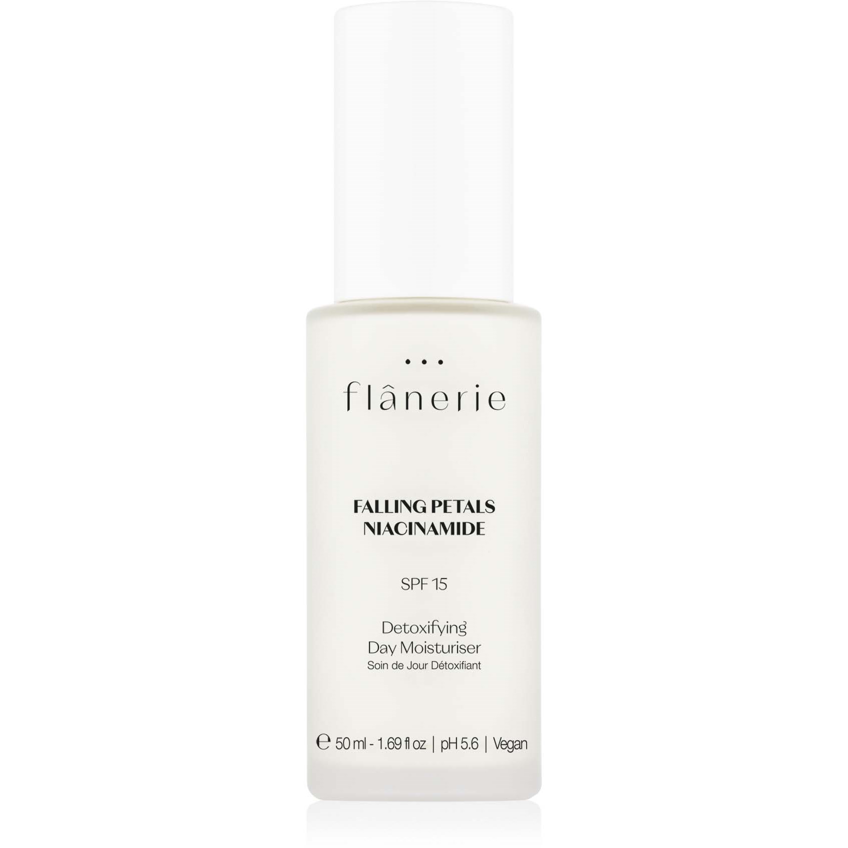 Flânerie Skincare FALLING PETALS Detoxifying Day Moisturiser SPF15 50