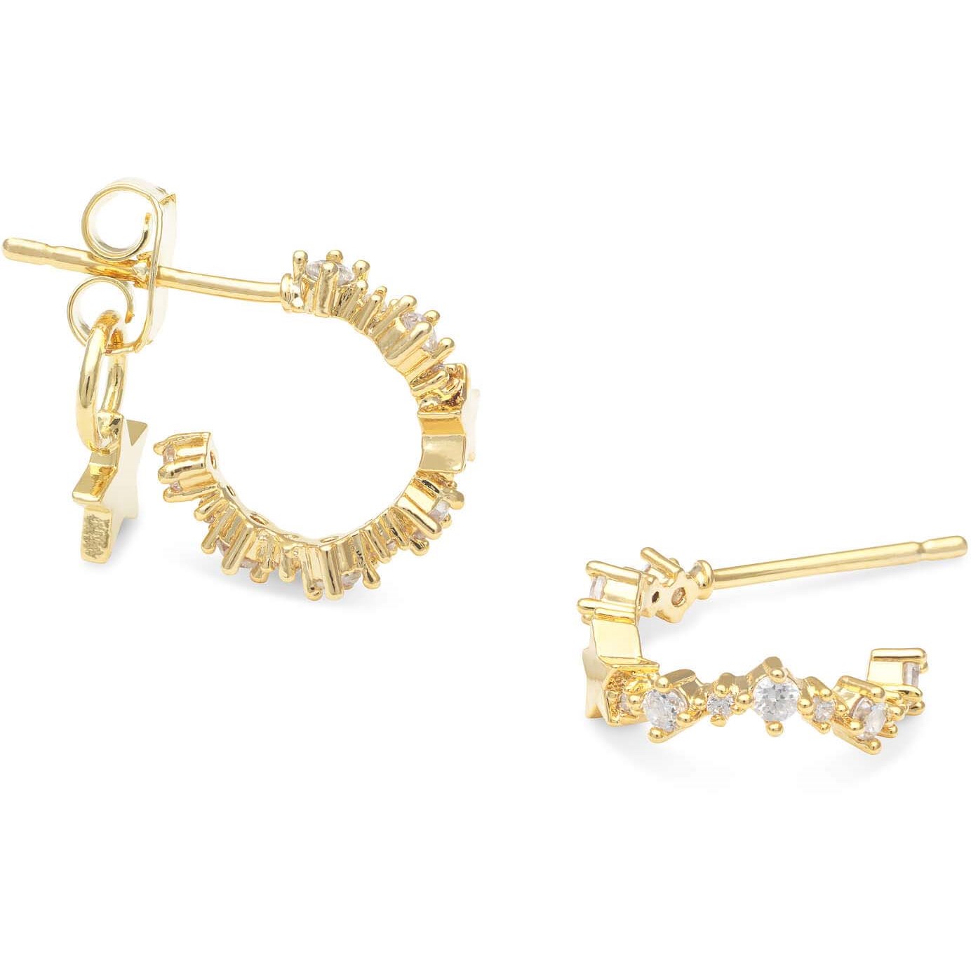 Lily and Rose Petite Capella earrings - Crystal (Gold)