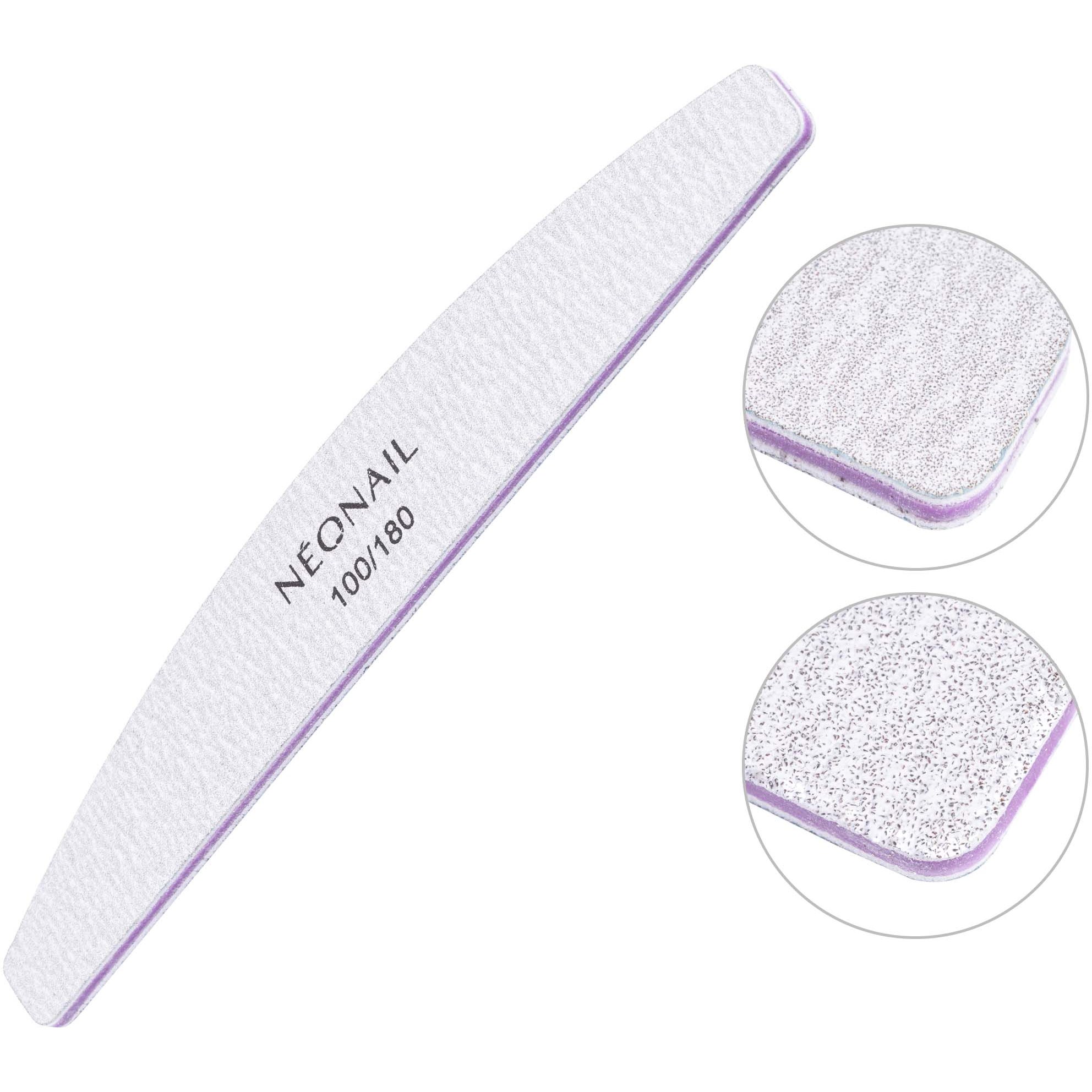 NEONAIL Nail File Grey Arc 100/180